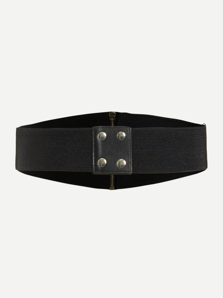 Chain Linked Zipper Belt-accessories-Des Mess