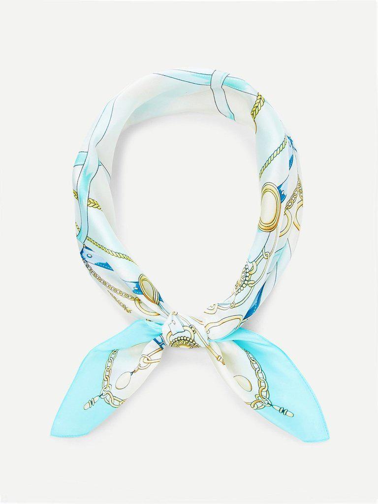 Chain Print Bandana-accessories-Des Mess