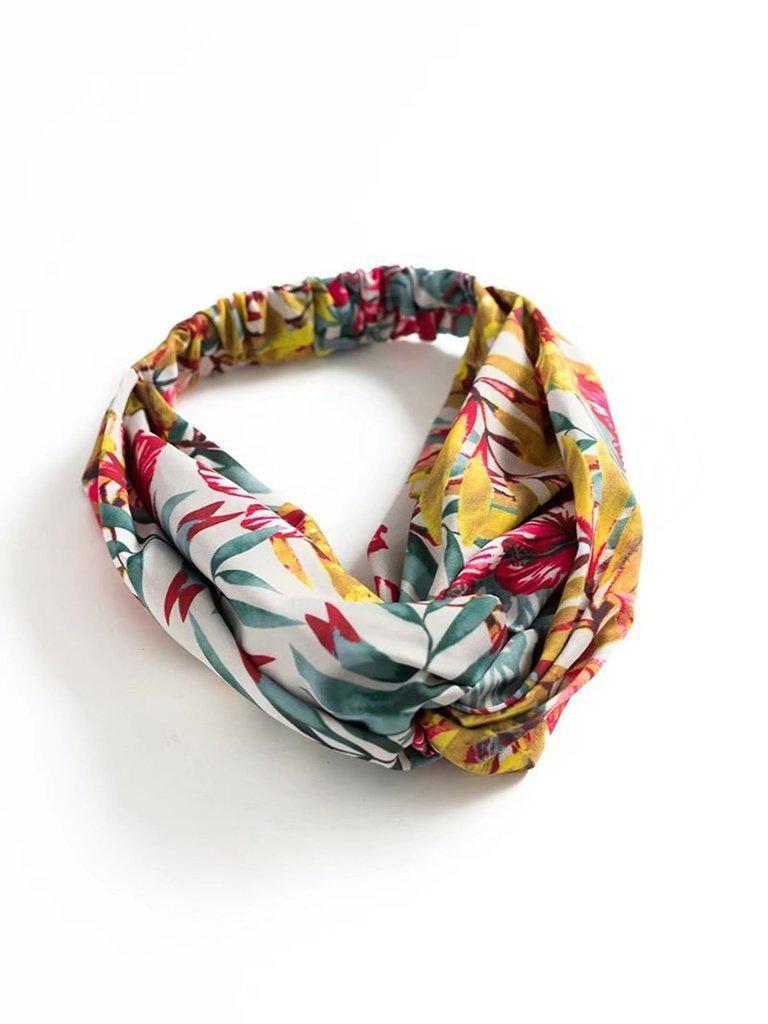 Floral Print Turban Headband-hair-Des Mess