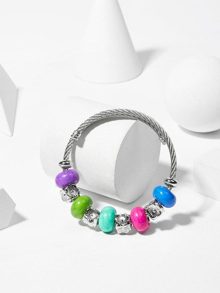 Bead Decorated Bangle--Des Mess
