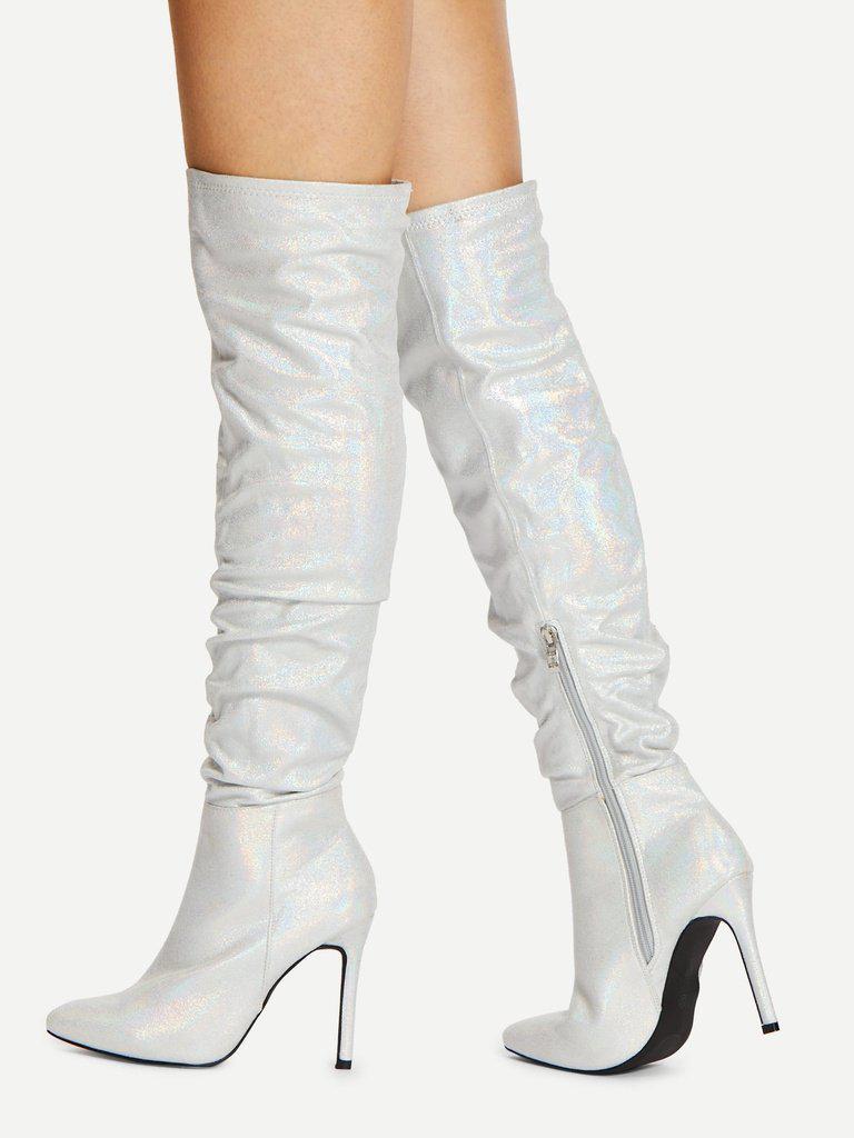 Stiletto Thigh High Boots-shoes-Des Mess