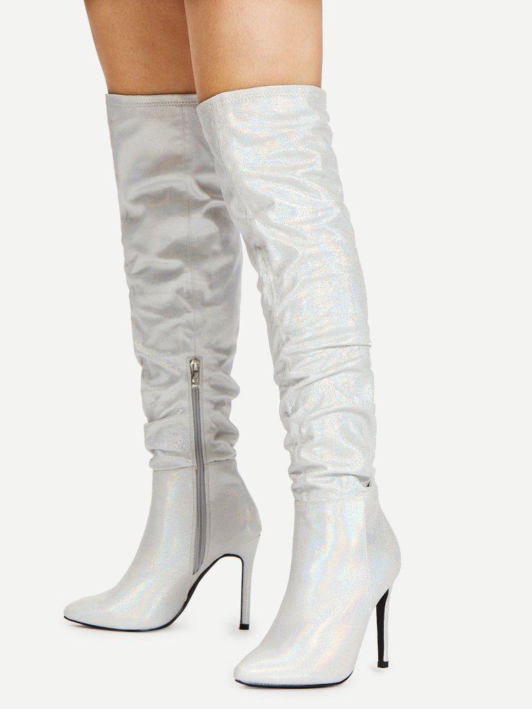 Stiletto Thigh High Boots-shoes-Des Mess