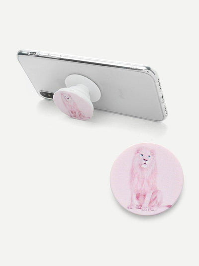 Lion Print Gasbag Phone Holder-others-Des Mess