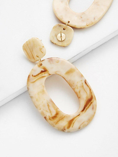 Ring Design Drop Earrings-jewelry-Des Mess