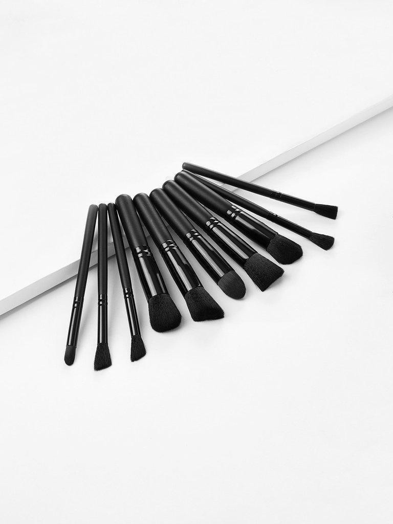 Soft Bristle Makeup Brush 10pcs-makeup-Des Mess