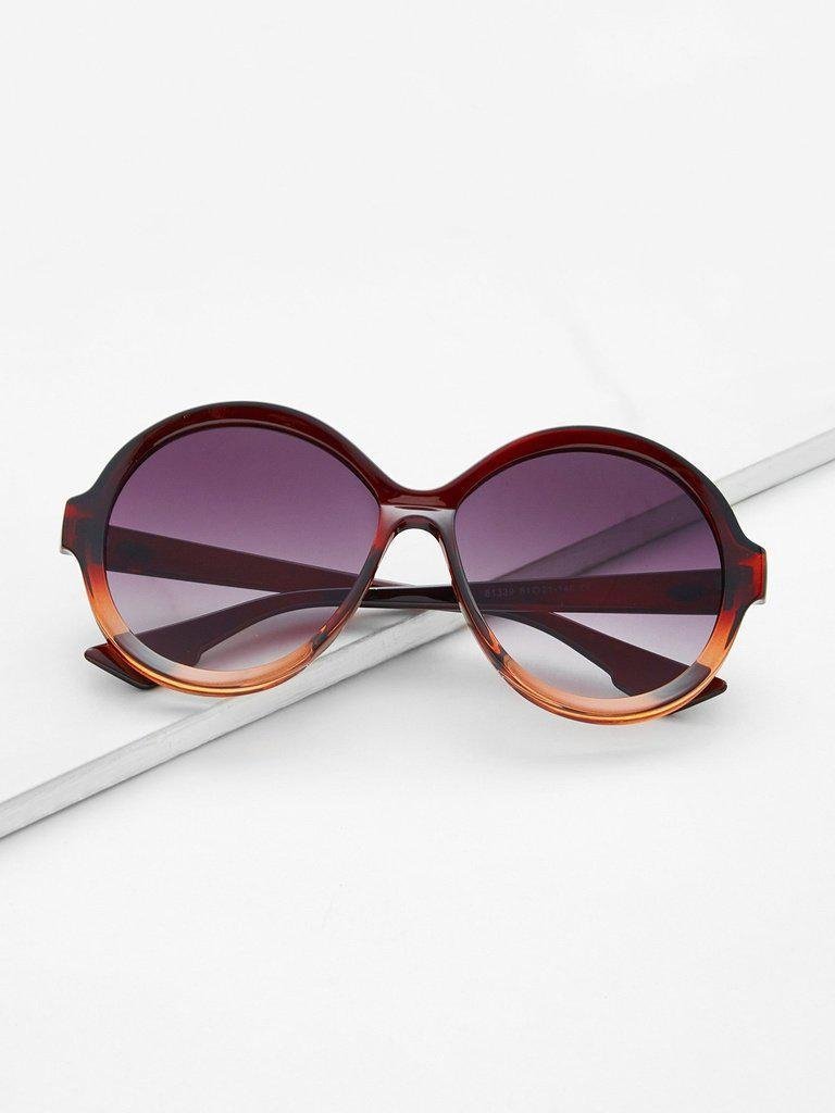 Round Mirror Lens Sunglasses-accessories-Des Mess