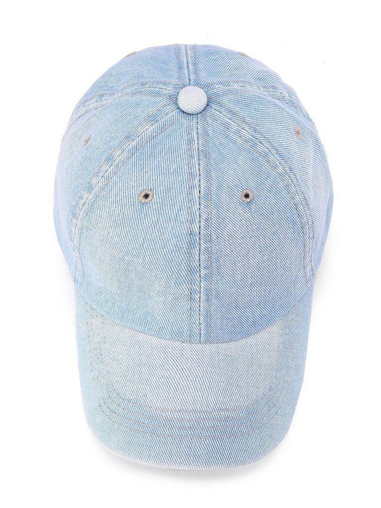 Denim Baseball Cap--Des Mess