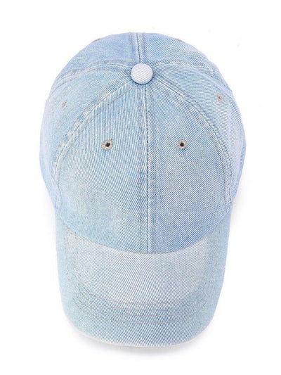 Denim Baseball Cap--Des Mess