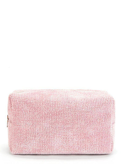 Chenille Zipper Makeup Bag-makeup-Des Mess