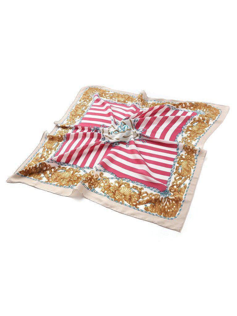Graphic Print Satin Bandana-accessories-Des Mess