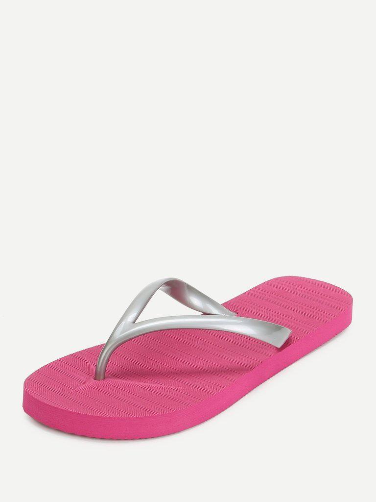 Letter Toe Post Sandals-shoes-Des Mess