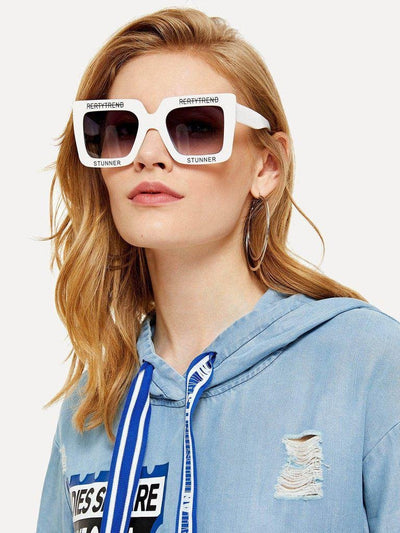Oversized Square Sunglasses-accessories-Des Mess