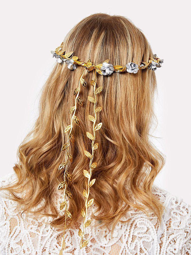 Flower Decorated Hair Garland-hair-Des Mess