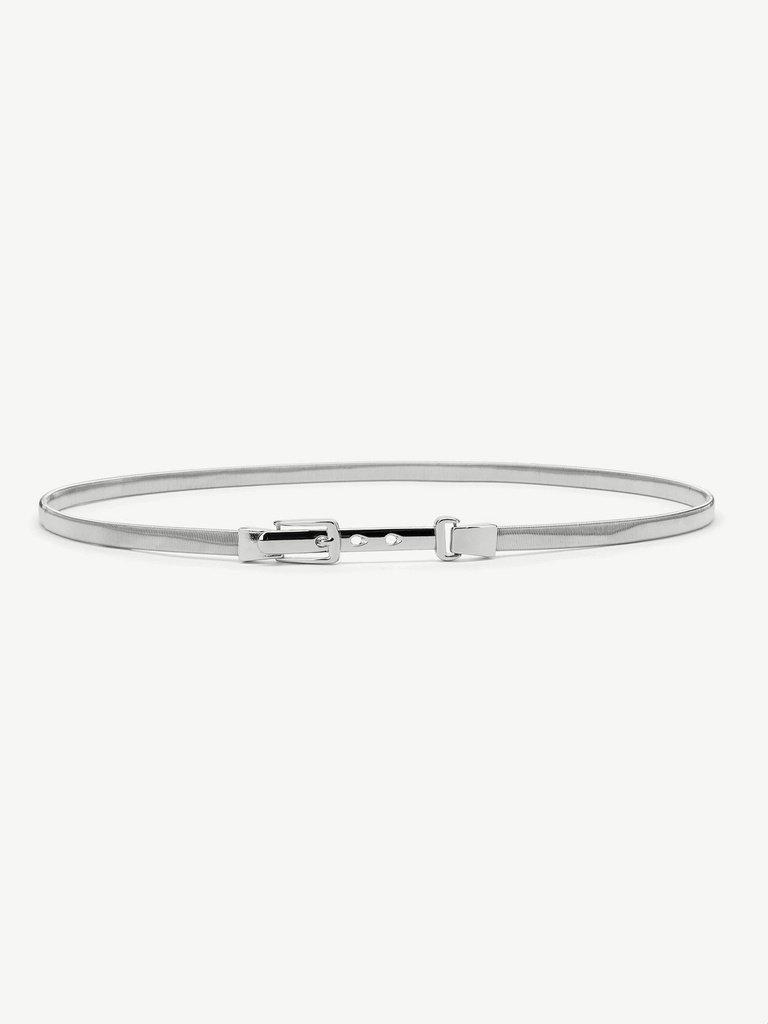 Metal Buckle Skinny Belt-accessories-Des Mess