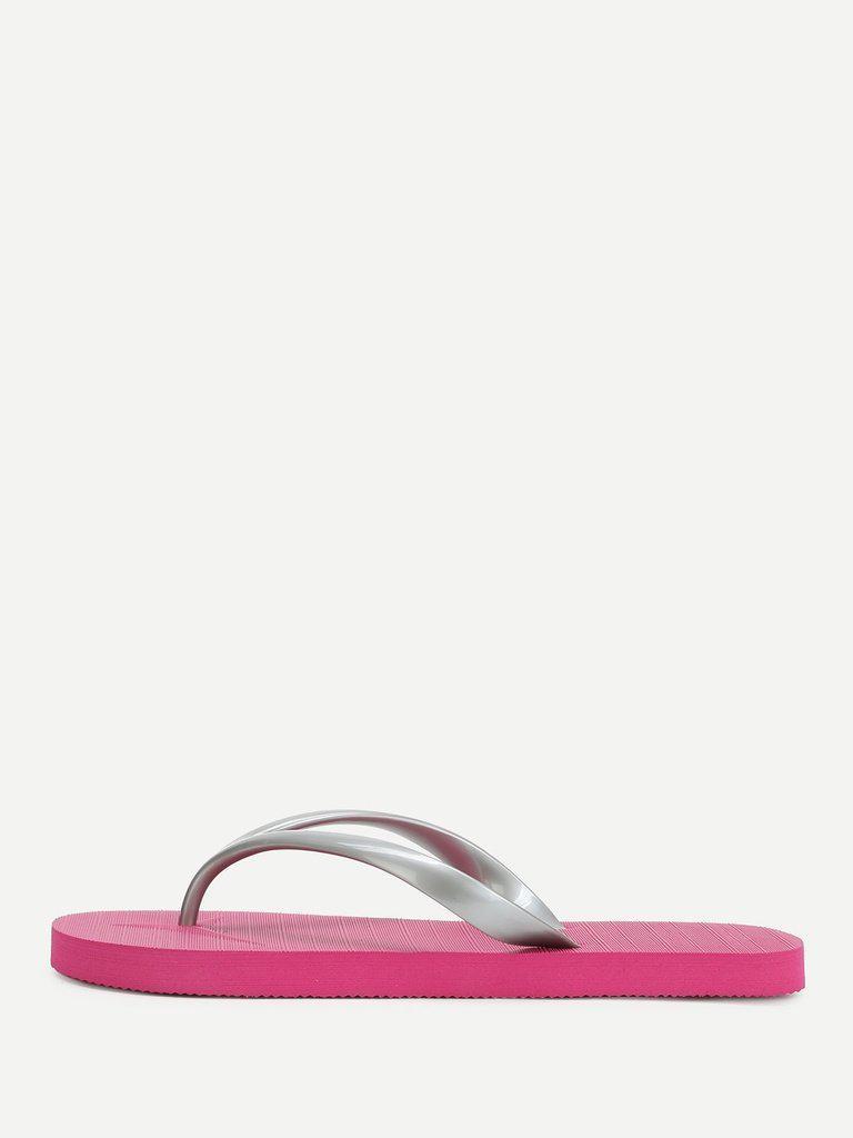 Letter Toe Post Sandals-shoes-Des Mess