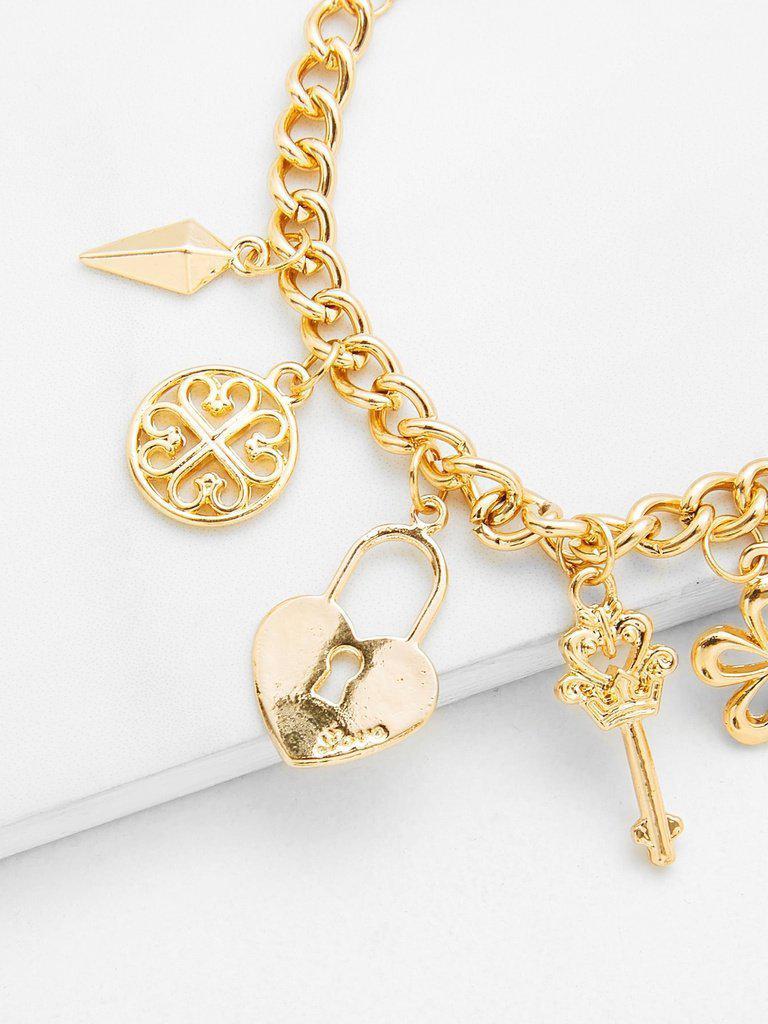 Multi Charm Chain Bracelet-jewelry-Des Mess