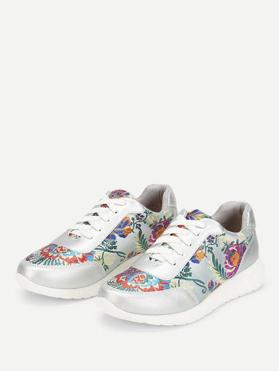 Low Top Embroidered Sneakers-shoes-Des Mess