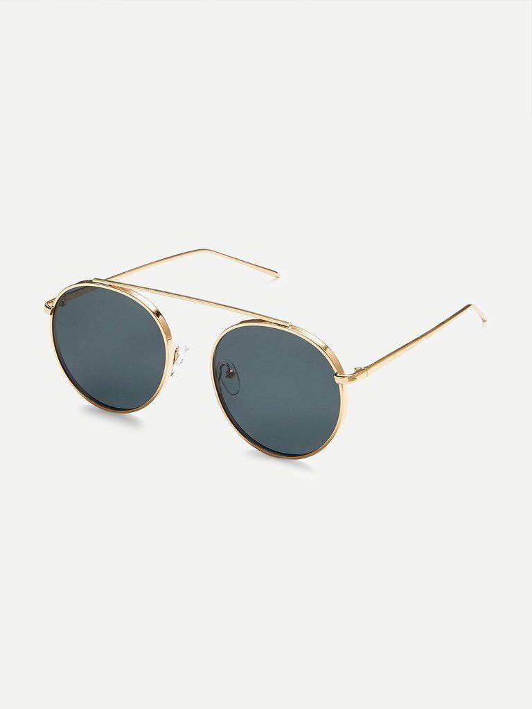 Top Bar Metal Frame Sunglasses-accessories-Des Mess