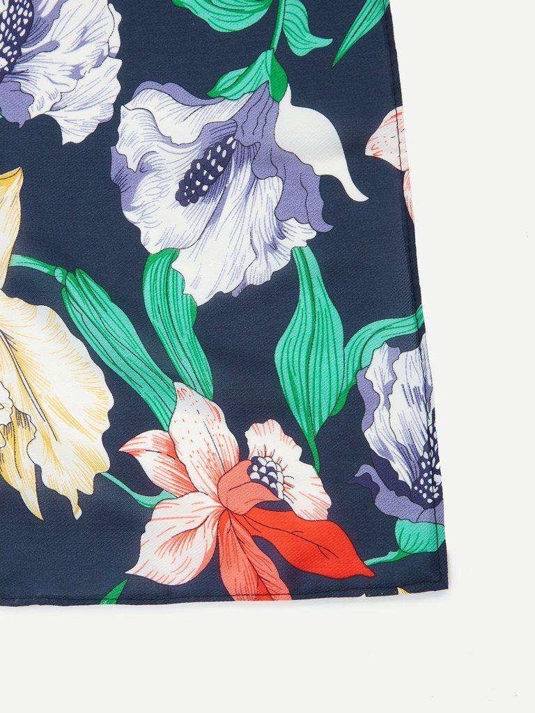 Flower Print Bandana-accessories-Des Mess