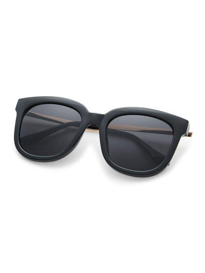 Retro Black Lenses Oversized Square Sunglasses-accessories-Des Mess