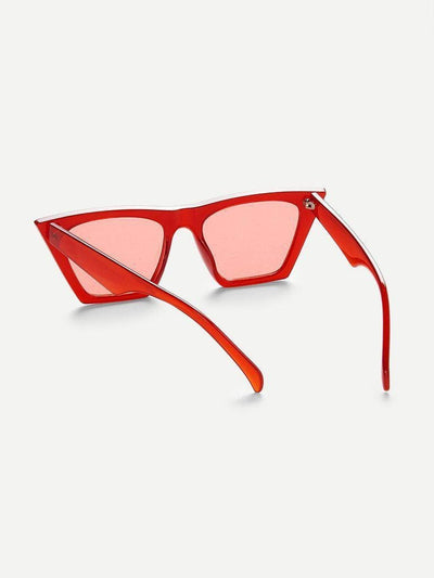 Plain Frame Cat Eye Sunglasses-accessories-Des Mess