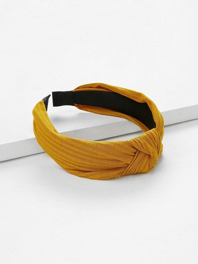 Knot Design Wide Headband-hair-Des Mess