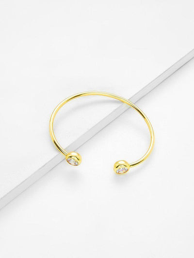 Rhinestone Detail Cuff Bracelet--Des Mess