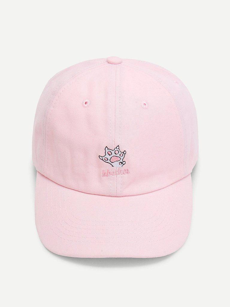 Embroidered Detail Baseball Cap-accessories-Des Mess