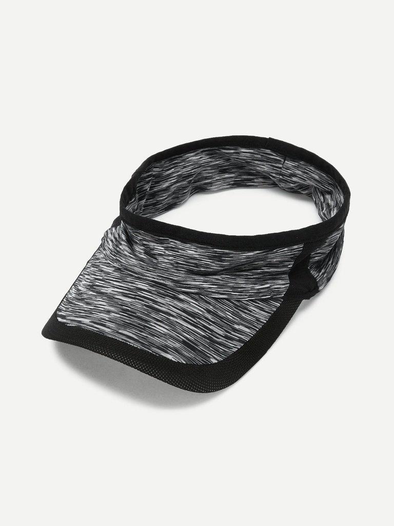 Contrast Trim Visor Hat--Des Mess