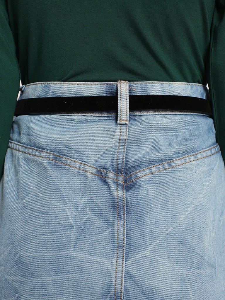 Eyelet Western Suede Belt-accessories-Des Mess
