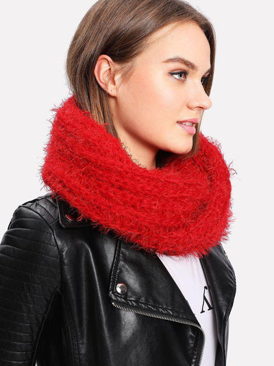 Knit Infinity Scarf-accessories-Des Mess