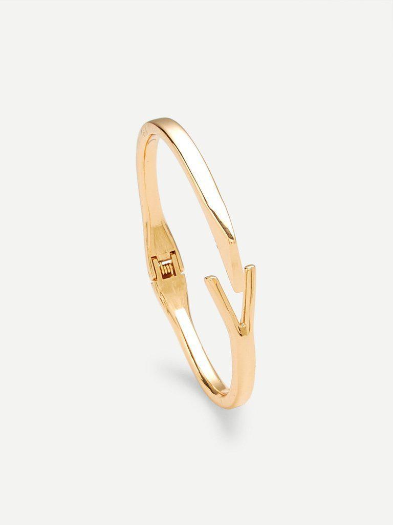 Open Spring Cuff Bangle--Des Mess