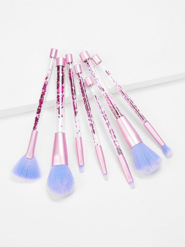 Quicksand Handle Makeup Brush 7pcs--Des Mess