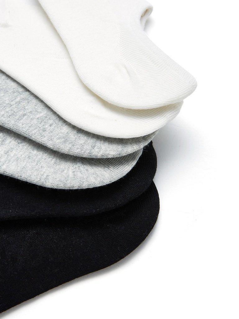 Plain Invisible Socks 6pairs-accessories-Des Mess