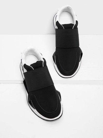 Two Tone Slip On Sneakers-shoes-Des Mess