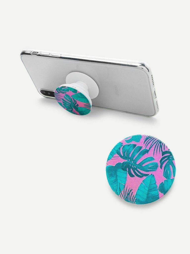 Tropical Print Phone Gasbag Phone Holder-others-Des Mess