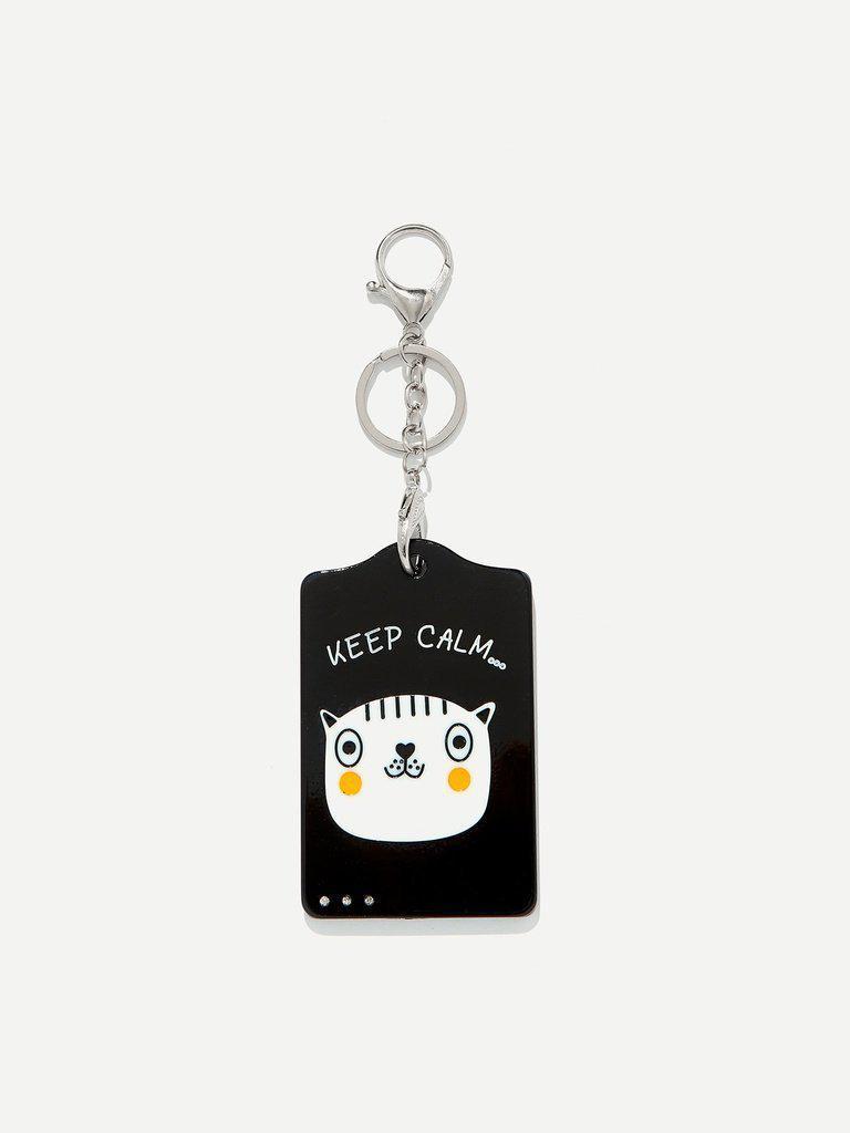 Cat Pattern Keychain-others-Des Mess