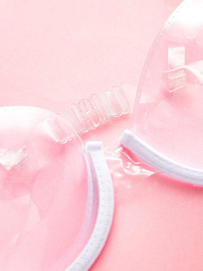 Adjustable Straps Clear Bra-lingerie-Des Mess