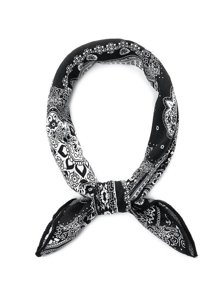 Flower Print Bandana Scarf-accessories-Des Mess