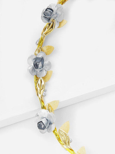 Flower Decorated Hair Garland-hair-Des Mess