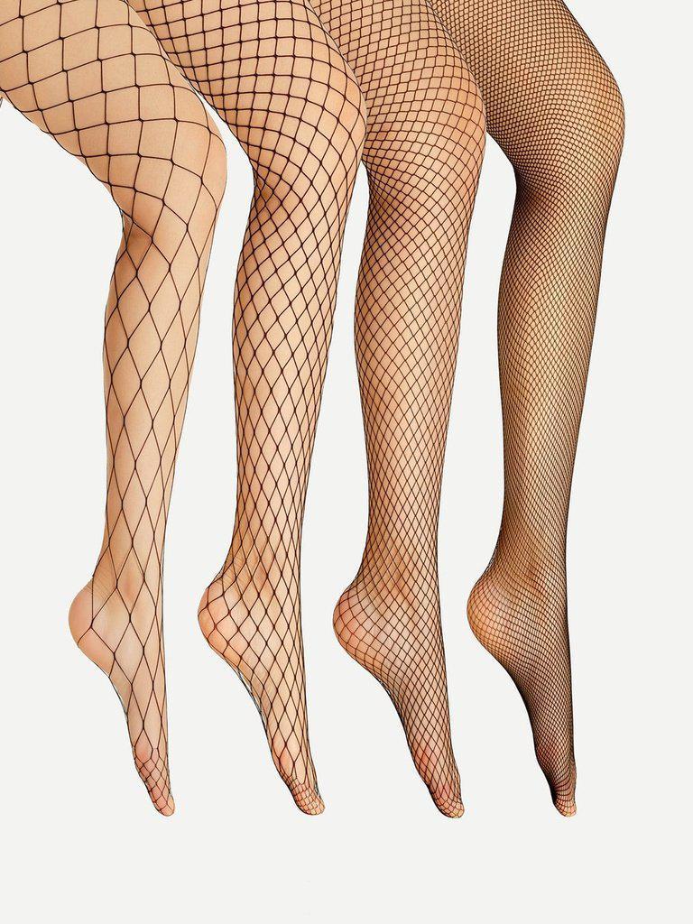 4pcs Sexy Fishnet Tight-accessories-Des Mess