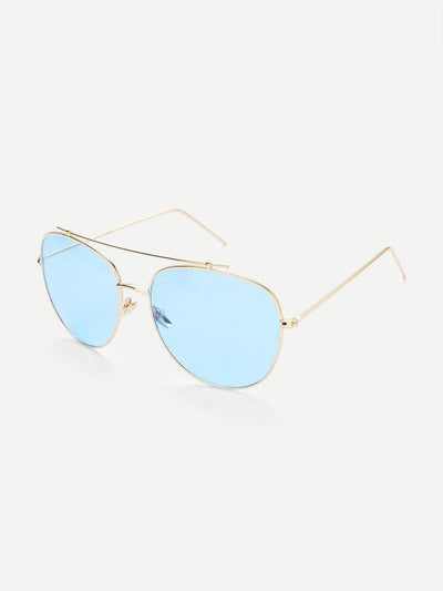 Top Bar Aviator Sunglasses-accessories-Des Mess