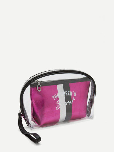 Striped Makeup Bag 2pcs-makeup-Des Mess