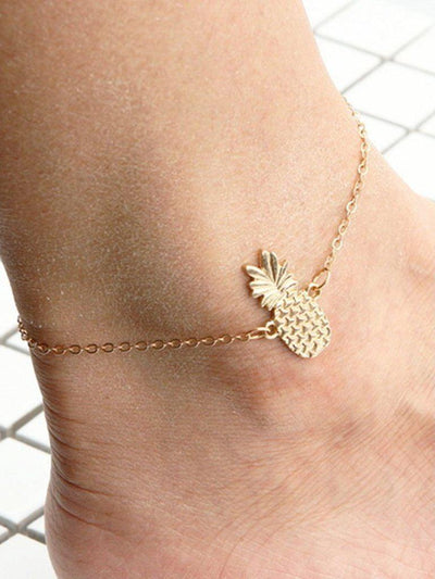 Pineapple Design Chain Anklet-jewelry-Des Mess
