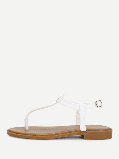 Toe Post Flat Sandals-shoes-Des Mess