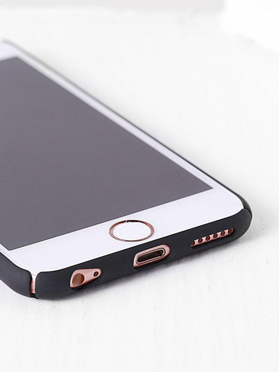 Plain iPhone Case In Black-others-Des Mess