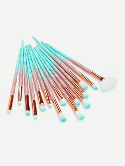Ombre Professional Makeup Brush 15pcs-makeup-Des Mess
