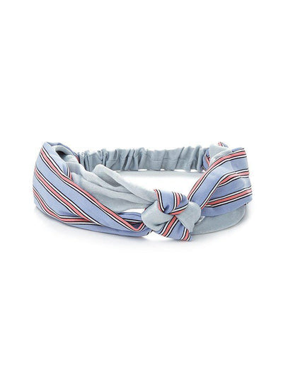 Striped Knot Headband-hair-Des Mess