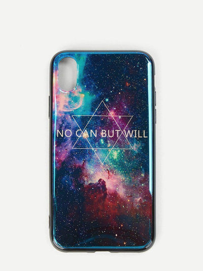 Galaxy Print iPhone Case-others-Des Mess