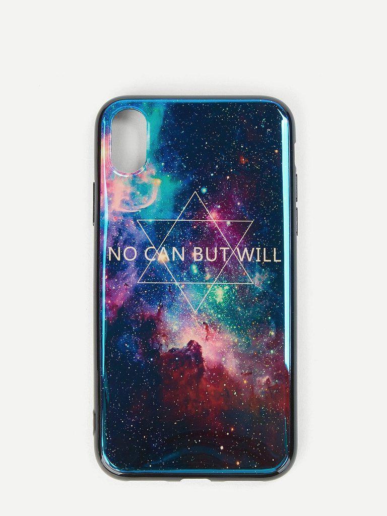 Galaxy Print iPhone Case-others-Des Mess